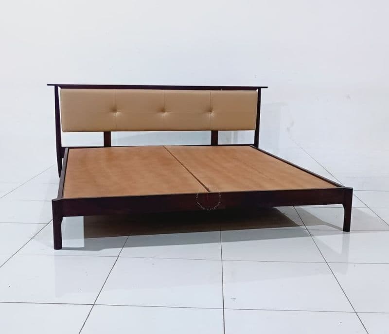 Image 4 for Indus-KB-King Size Bed Without Storage (WALNUT) (WH OTD)