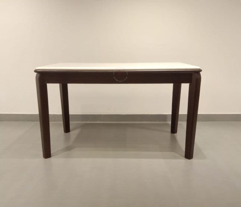 Image 10 for 30687-A-86/Y28-2 1+4 Chairs Table Marble top with Suede upholstery (EC)