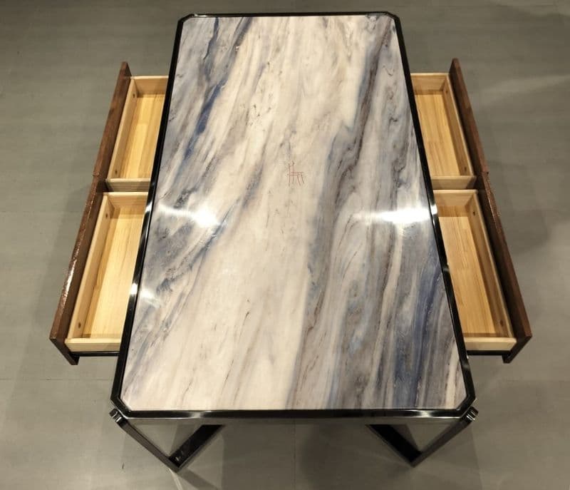 Image 9 for Centre Table - A 50 Metal Base & Marble Top (CP OTD)