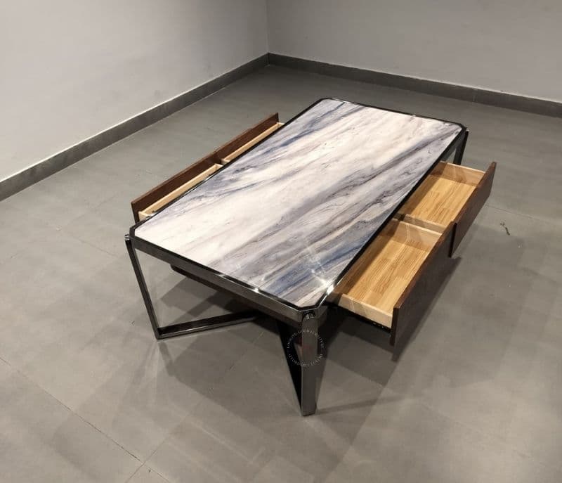 Image 6 for Centre Table - A 50 Metal Base & Marble Top (CP OTD)