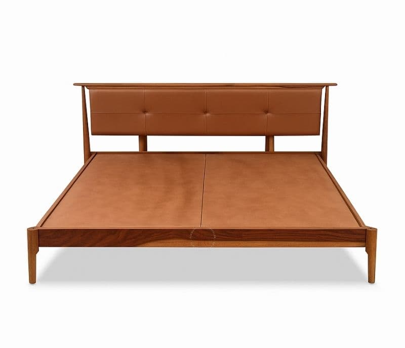 Indus-KB-King Size Bed Without Storage (TEAK) (BSK OTD)