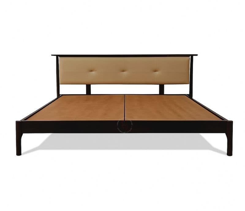 Indus-KB-King Size Bed Without Storage (WALNUT) (WH OTD)