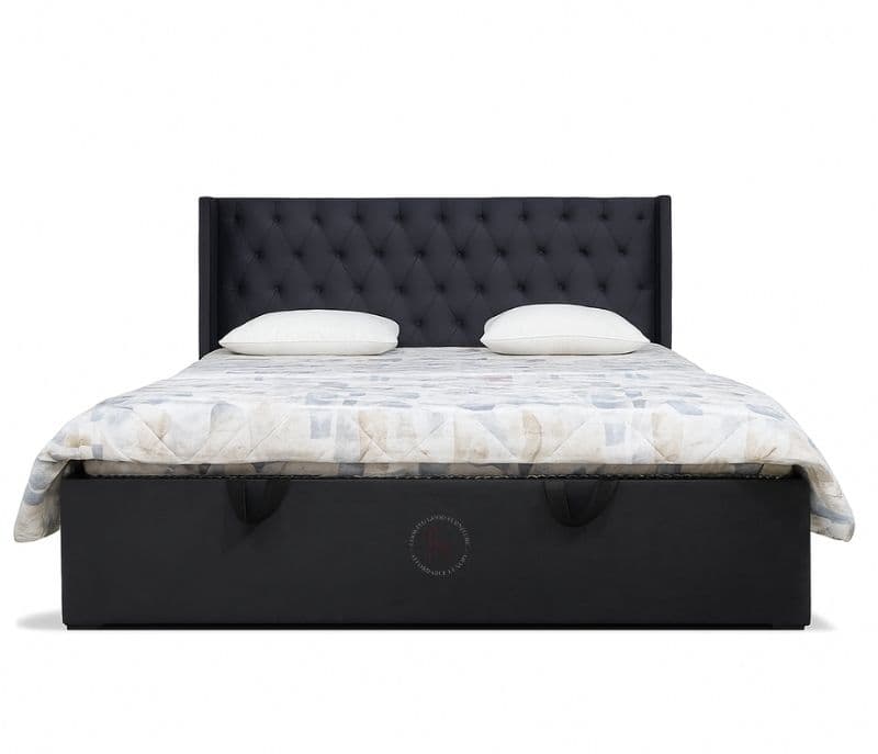 Dimond cot king size with hydraulic storage (BWD OTD)