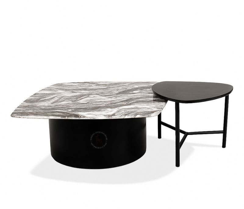 Centre Table - 1089 Metal Base & Marble & HDF Top (HYD OTD)
