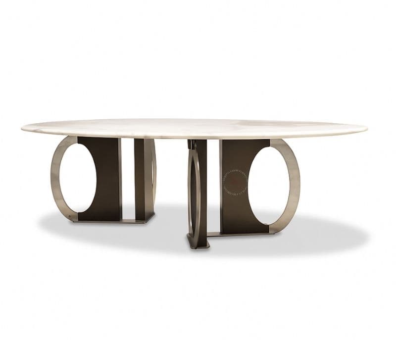 Centre Table - 24130 Metal Base & Marble Top (CP OTD)