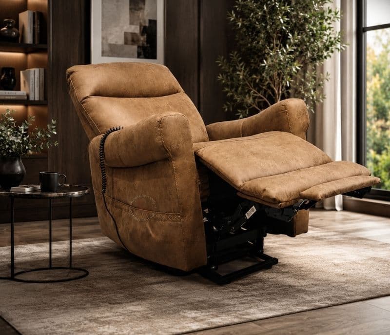 Image 3 for 70876 Manwah Single Seater Recliner & Lift chair Fabric (CP OTD)