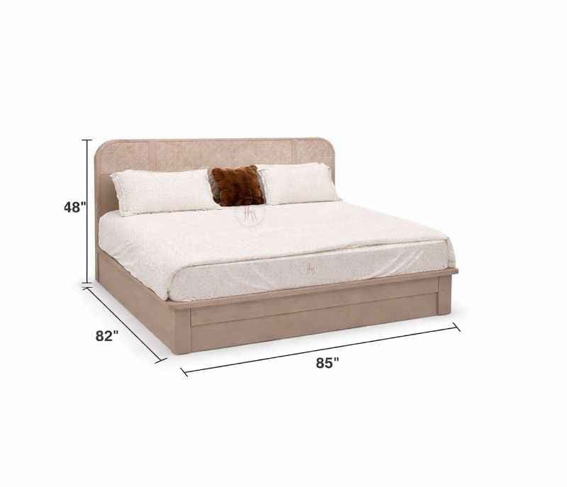 Image 11 for 45003 Bedroom Set King Size 72x78 With Hydraulic Storage + 2 Bed Side Table + 4 Door Wardrobe (WF OTD)