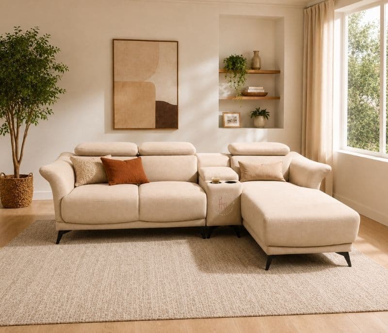 Image 5 for Topaz 2+Con+Lounger Micro Suede