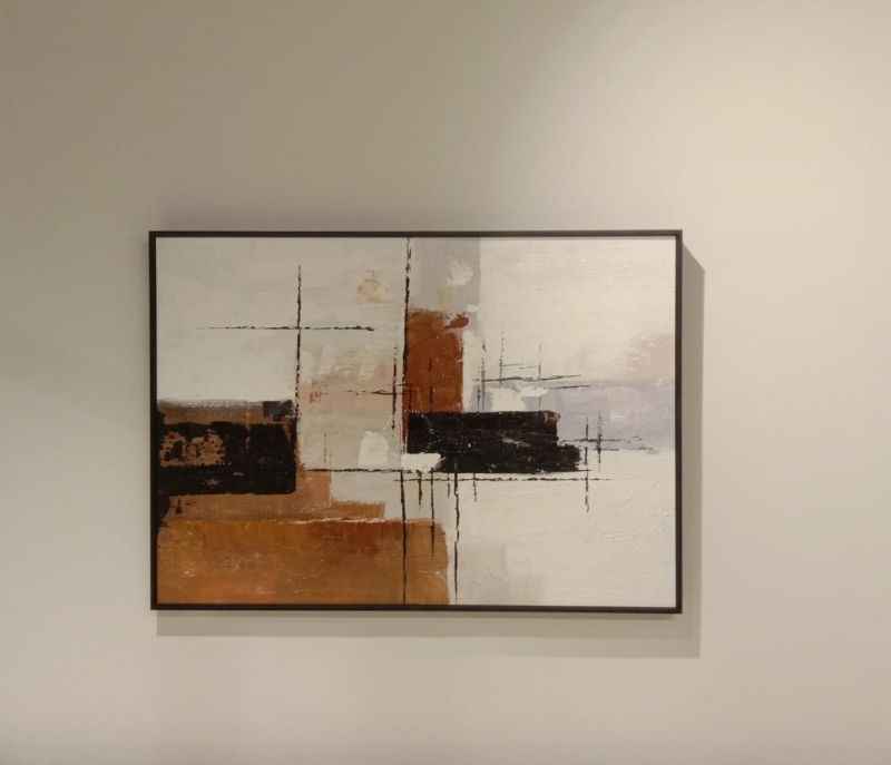 Image 2 for 50X 70 CM Hardbord Frame Hand Painted Wall Art Paintings, Modern Abstract Art for Dining Room, Extra Large Paintings for Living Room