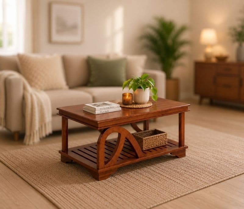 Image 1 for Maverick Center Table Solid Rubber Wood (ZAM) (OWD)