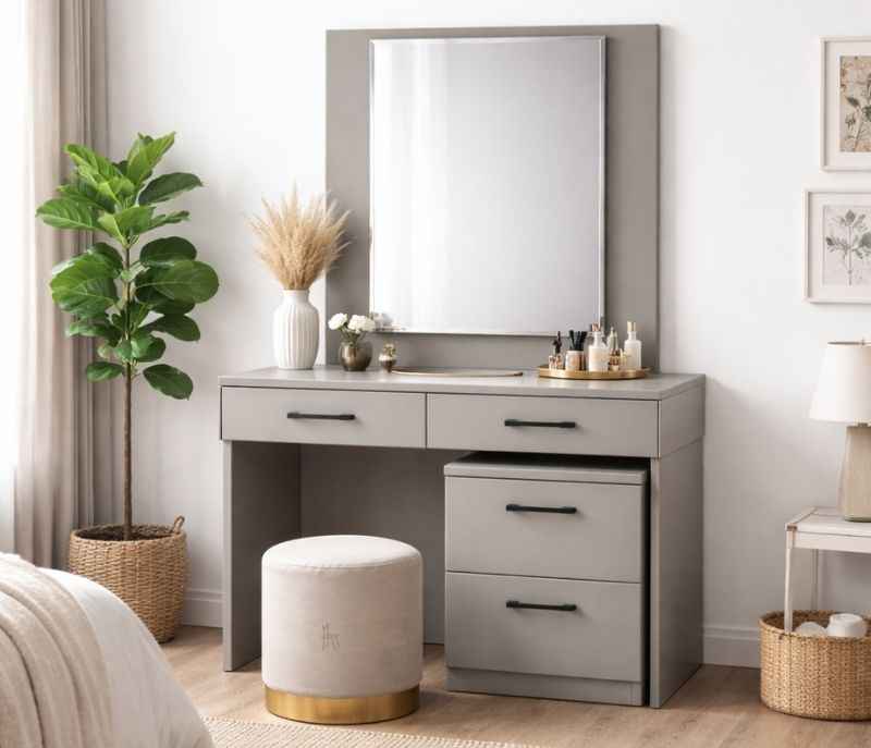 Image 10 for 45001 Bedroom Set King Size 72x78 with Hydraulic Storage + Dresser 2 Bed Side Table + 6 Door Wardrobe (WF OTD)