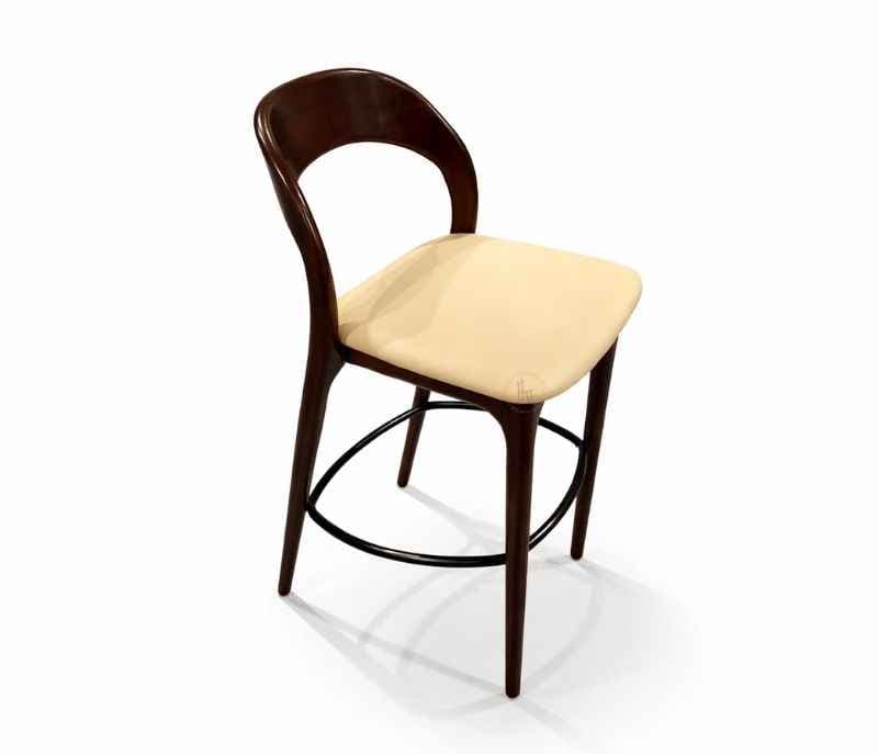 Image 2 for Ashwood Barstool Wood With Metal And Leatherette (CP OTD)