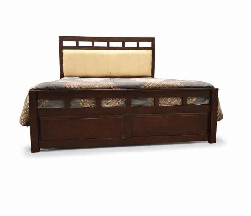 Image 6 for Alina Cot Queen Size Without Storage Solid Sheesham Wood (BSK OTD)
