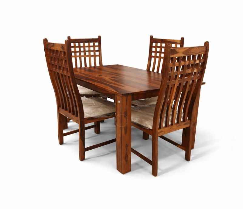 Image 3 for MHDT Dining Set 1+4 Seater Sheesham Wood Honey (EC OTD)