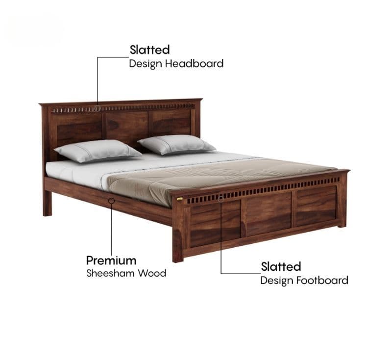 Image 4 for Adolph Sheesham Hydraulic Storage Premium Solid Sheesham Wood Honey Finish (SCV _PKU)