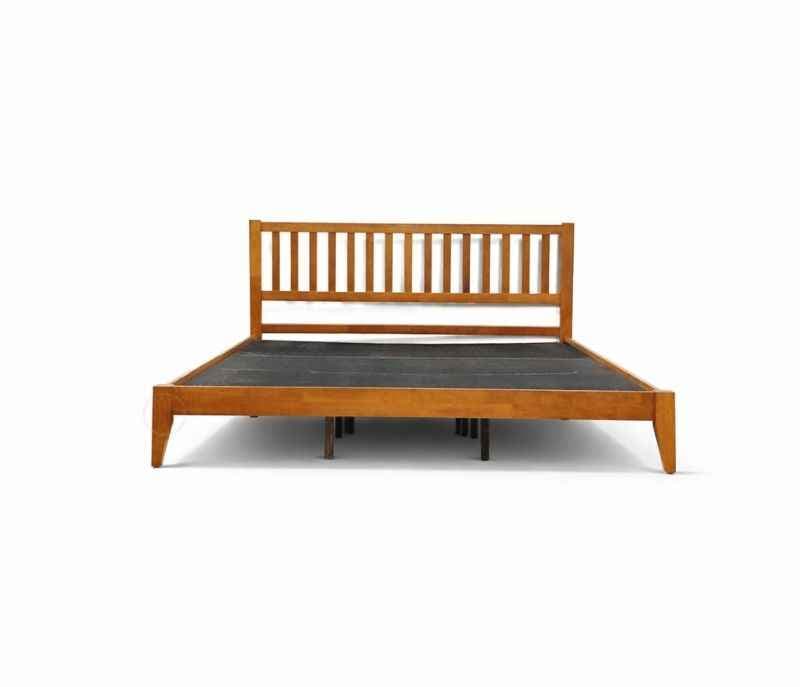 Image 4 for 602000121- Estre Rohira Rubber Wood King Size Bed in Walnut Color Uway (EC)(WH OTD)