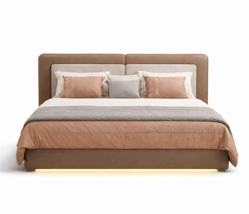 Image 3 for 45001 Bedroom Set King Size 72x78 with Hydraulic Storage + Dresser 2 Bed Side Table + 6 Door Wardrobe (WF OTD)