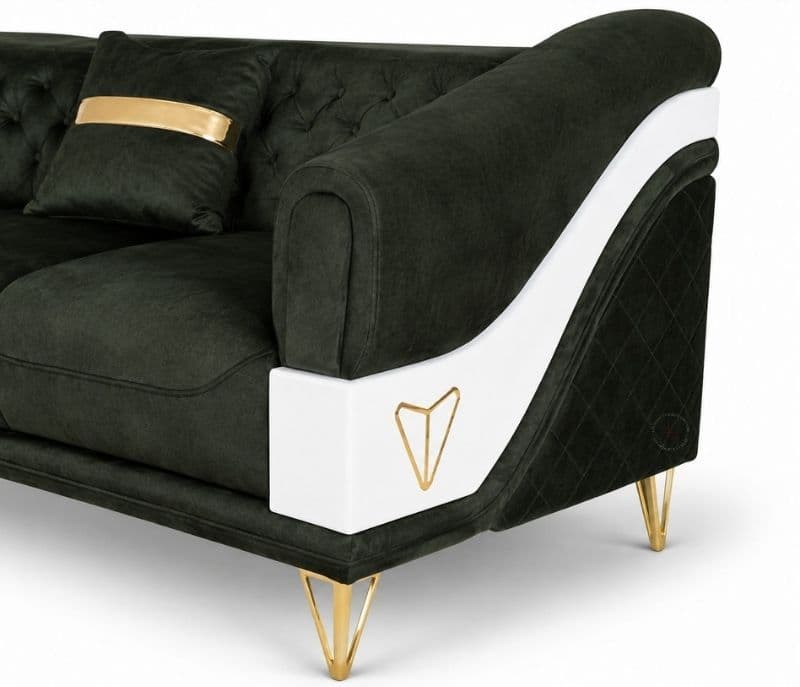 Image 5 for Platinum L-Shape Sofa Solid Neem Wood (ZAM) (OWD)