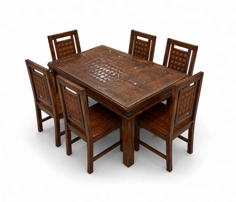 Image 3 for Diamond Solid Sheesham Wood Dining Set (SCV_PKU)