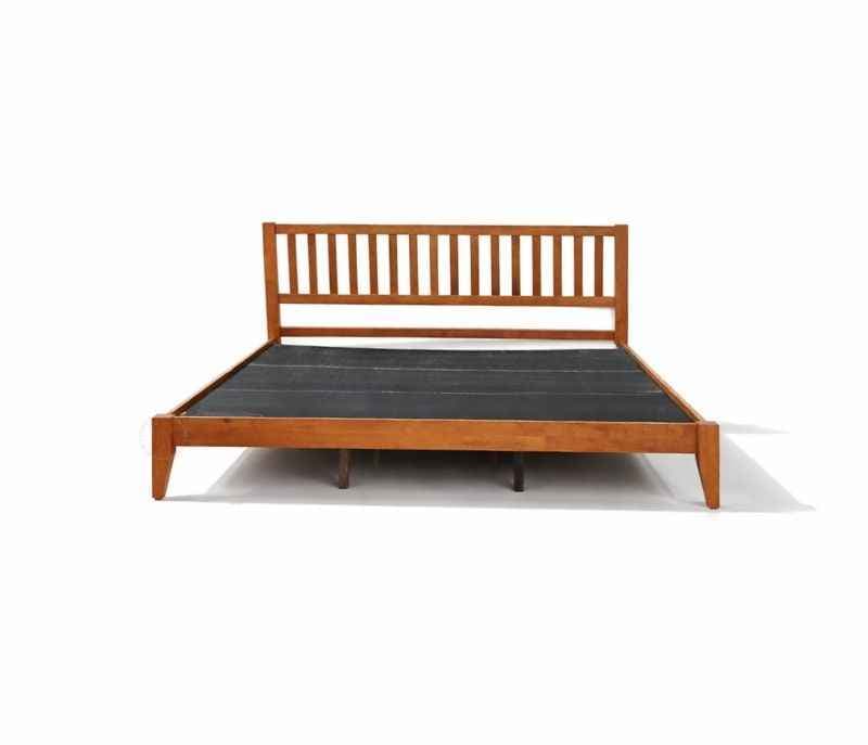 Image 5 for 602000121- Estre Rohira Rubber Wood King Size Bed in Walnut Color Uway (EC)(WH OTD)
