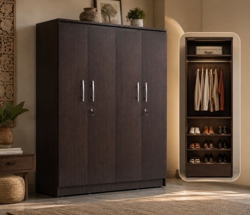 Image 3 for 4 Door Wardrobe (OWD)
