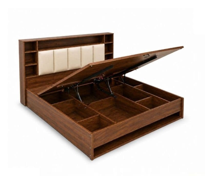 Image 4 for Elance King Full Lifton Bed Engineered Wood Bed With Hydraulic Storage(WI)