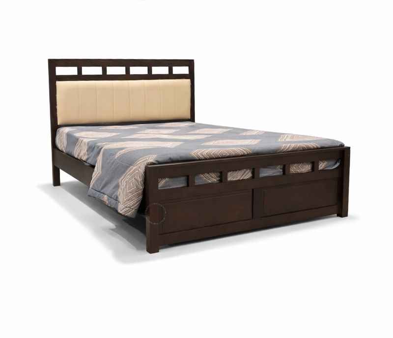 Image 5 for Alina Cot Queen Size Without Storage Solid Sheesham Wood (BSK OTD)
