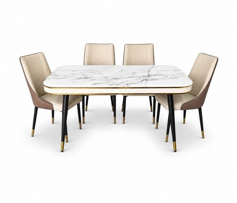 Image 3 for Imported Dining Set-C140-42091-3 Table/Y10 Chair 1+6 (BWD)