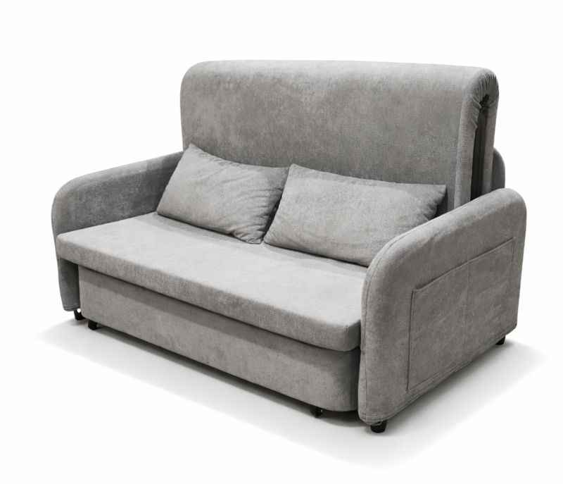 Image 3 for 9923 Sofa Cum Bed 2 Seater Velvet Fabric (WF)