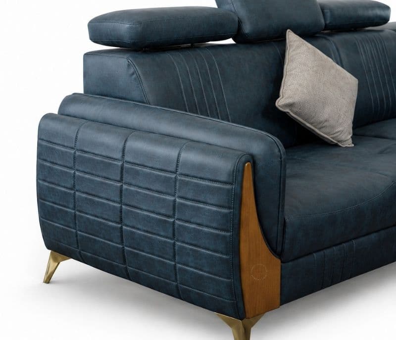 Image 5 for Masafi Corner L- Shape Sofa Solid Neem Wood (ZAM) (OWD)