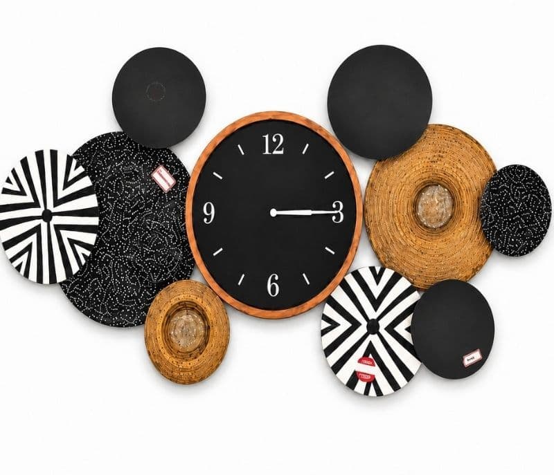 Image 3 for NLI 130724 Wall Art With Clock