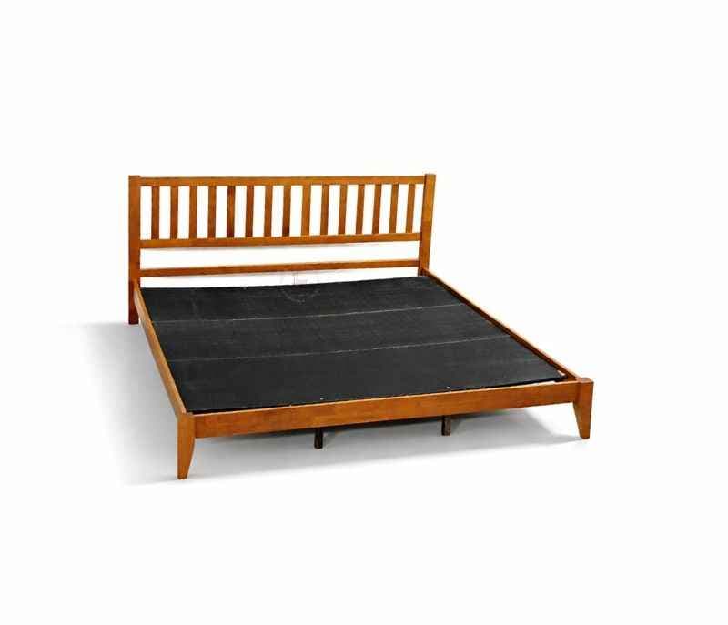 Image 3 for 602000121- Estre Rohira Rubber Wood King Size Bed in Walnut Color Uway (EC)(WH OTD)