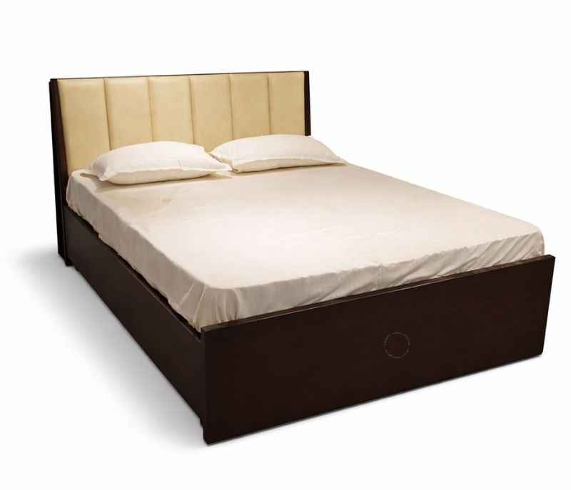 Image 2 for Cushion Patti King Size With Storage and Drawer (Block Board, Brown) (HYD)(CP)
