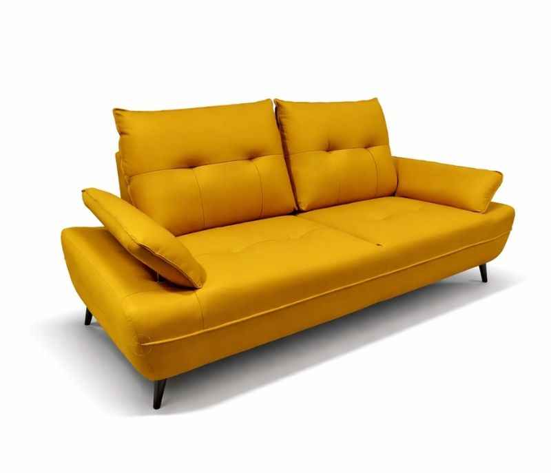 Image 4 for ZM 973 Sofa 3+2 Seater Body Touch Leather Pine Wood Frames With Metal Legs