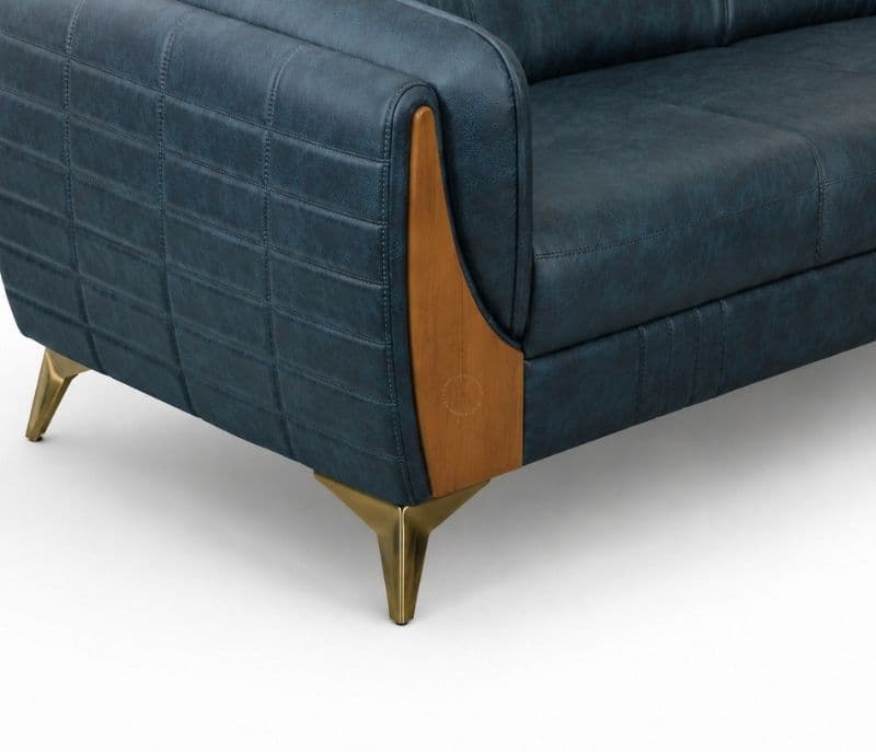 Image 6 for Masafi Corner L- Shape Sofa Solid Neem Wood (ZAM) (OWD)