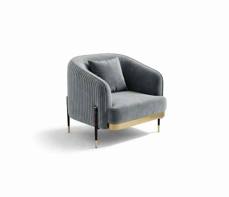 Image 3 for Arcadia Fedora | Accent Chair Velvet Fabric (ARC)