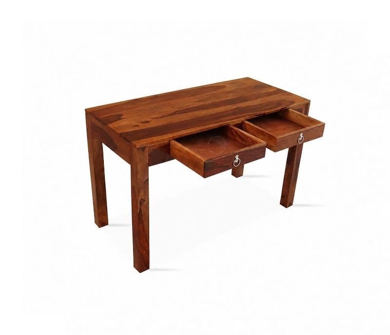Image 4 for Deskora Study Table Solid Sheesham Wood (Honey Finish) (SCV_PKU)