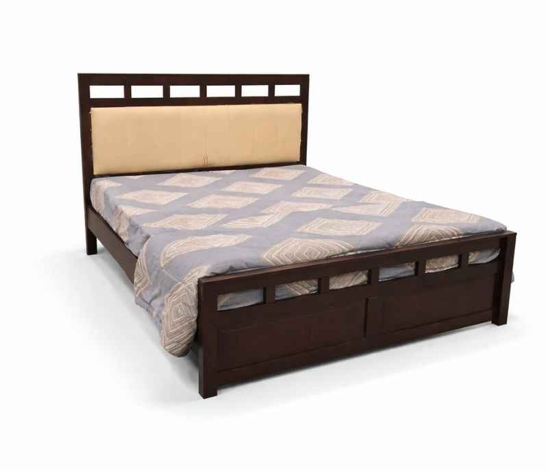 Image 3 for Alina Cot Queen Size Without Storage Solid Sheesham Wood (BSK OTD)