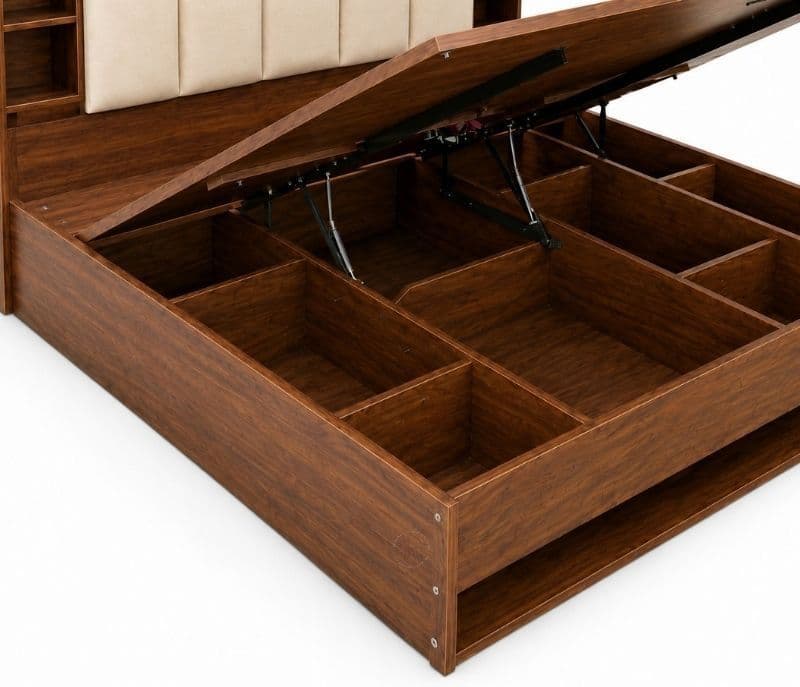 Image 5 for Elance King Full Lifton Bed Engineered Wood Bed With Hydraulic Storage(WI)