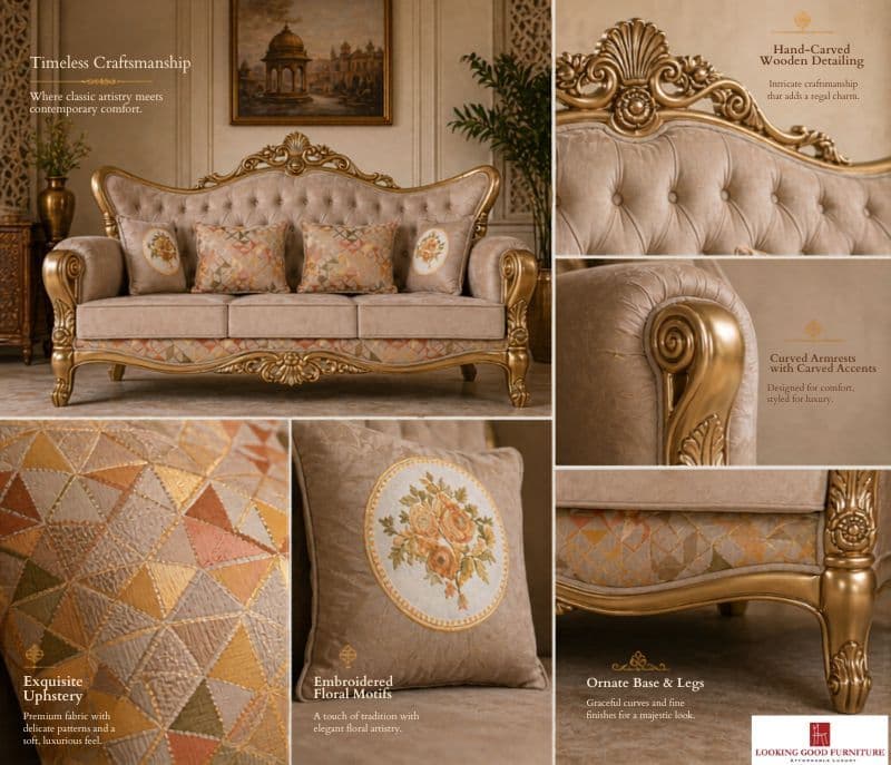 Image 2 for Empire Sofa Set 3+2+2+D+CT (RCH SF) (OWD)