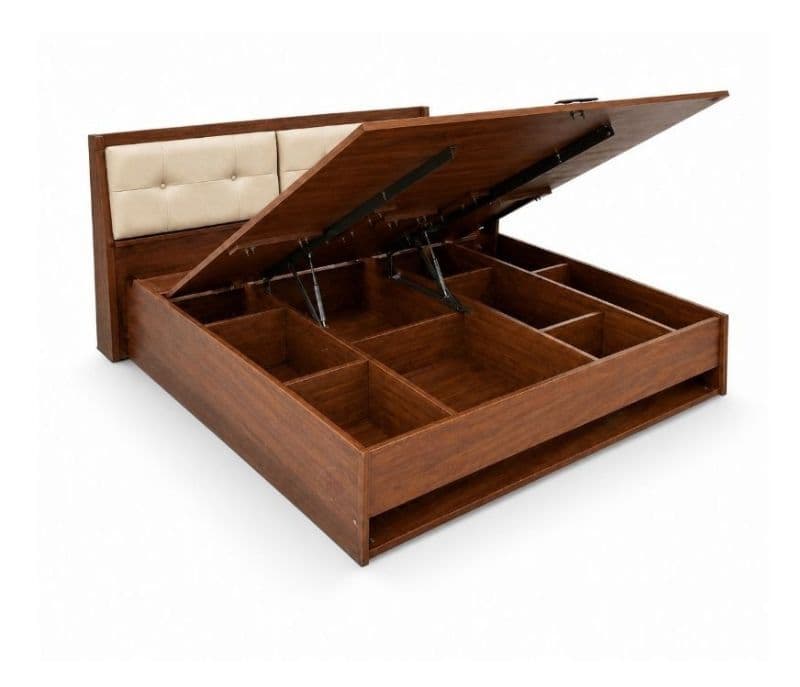 Image 4 for Aura King Full Lifton Bed Engineered Wood Bed With Hydraulic Storage(WI)
