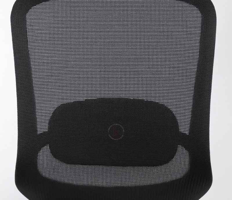Image 7 for Hawk MB Black Mesh Office Chair Adjustable Height Revolving Study Work from Home Chair Computer Desk Chair Back Lumbar Support Ergonomic Chair Tilting Arm Support
