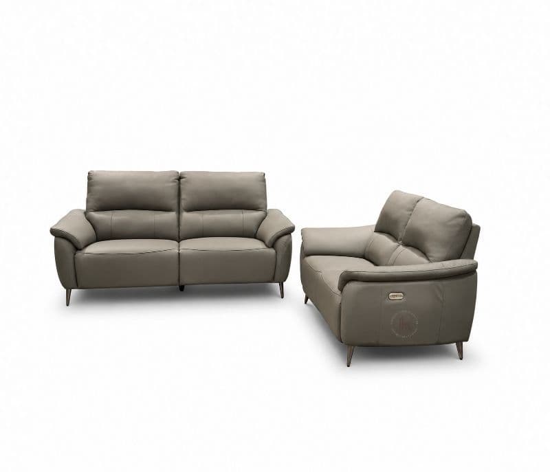 Image 4 for 6659 Fix 3+ 2 Seater Power Recliner Body Touch Leather (BTM OTD)
