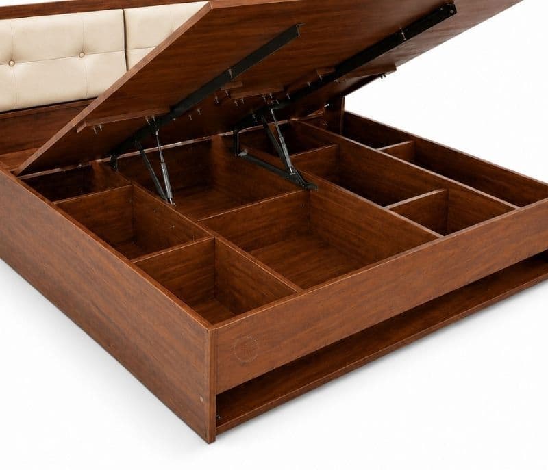 Image 5 for Aura King Full Lifton Bed Engineered Wood Bed With Hydraulic Storage(WI)