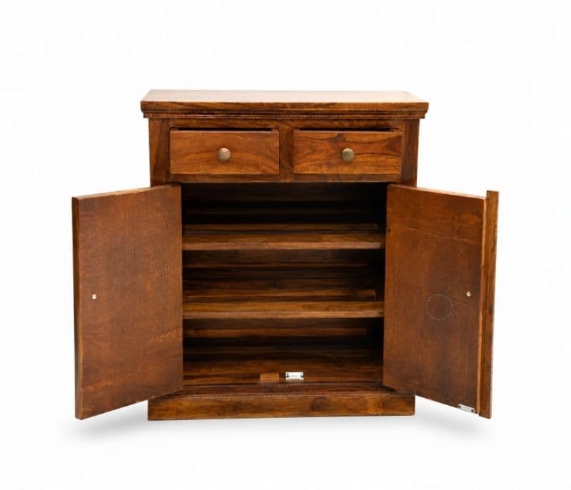 Image 3 for 2 Door Nivaar Side Board Solid Sheesham Wood (SCV_PKU)