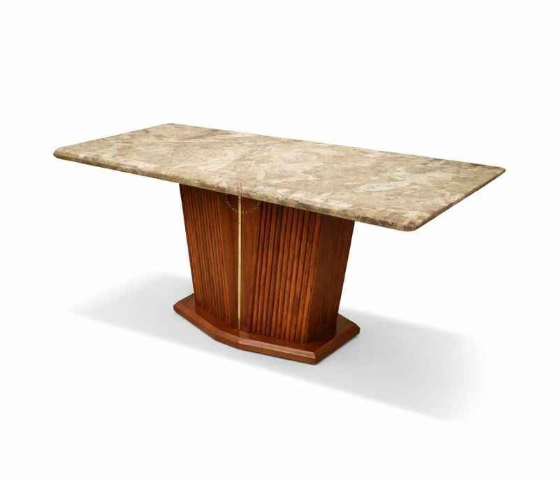 Image 7 for DT40+Ash361 Chair +Bati Marble Natural 1+6 Seater (BS-BTM)