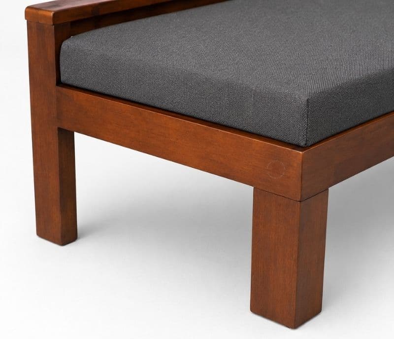 Image 6 for L-Shape Sofa Solid Rubber Wood (ZAM) (OWD)