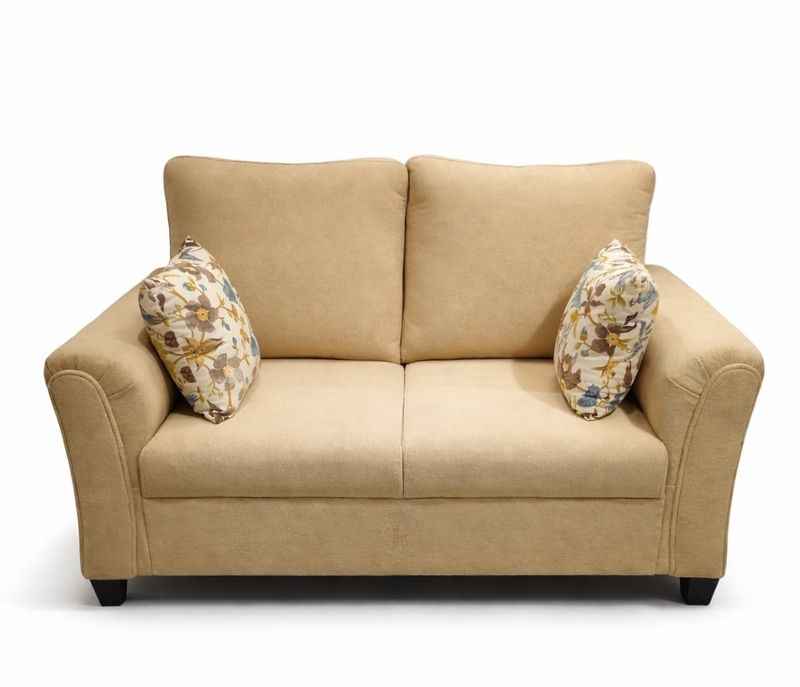 Image 9 for Aldo Royale Sofa 3+2 Seater Velvet Suede Fabric (Irish Cream) (WF)(EC)(BTM)(BWD)