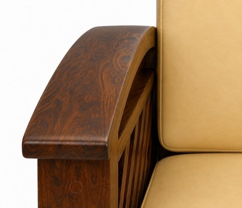 Image 9 for Jiya 3+1+1 Seater Sheesham Sofa (WI)
