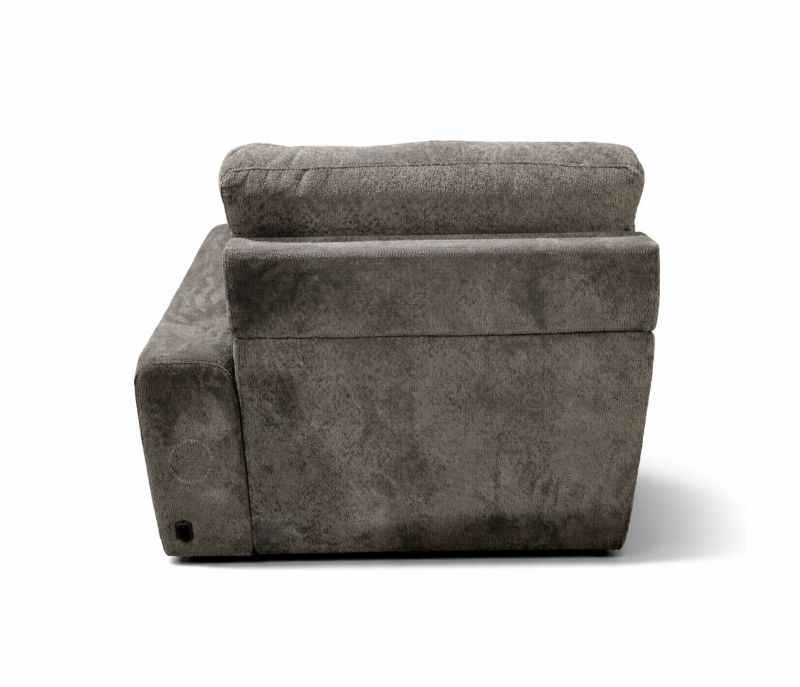 Image 20 for 80552 Electric Slider 3+ Lounger Velvet Suede Fabric (BS-CP)